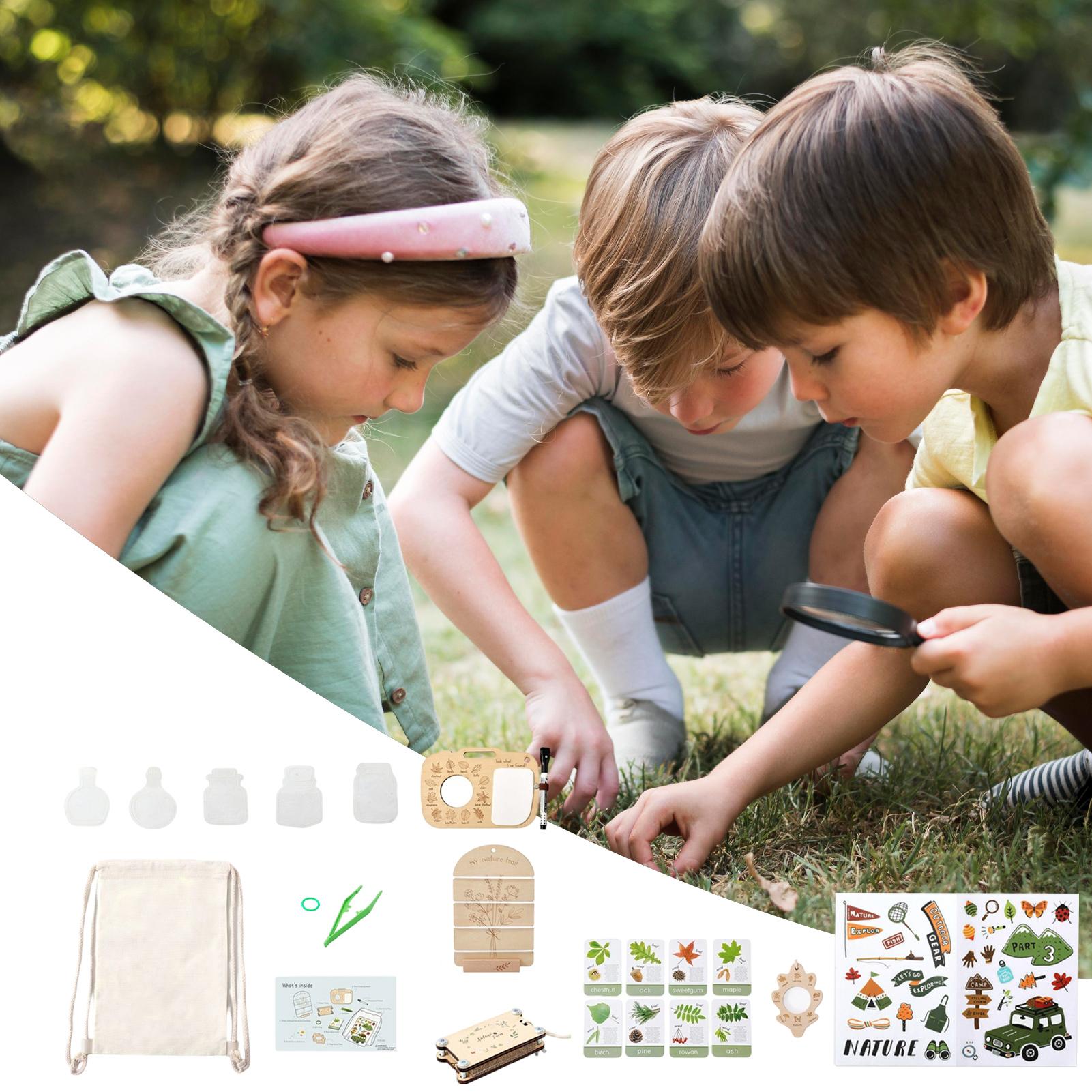 Outdoor Adventure Activities For Kids - Kids Nature Kit Plant Observation Play
