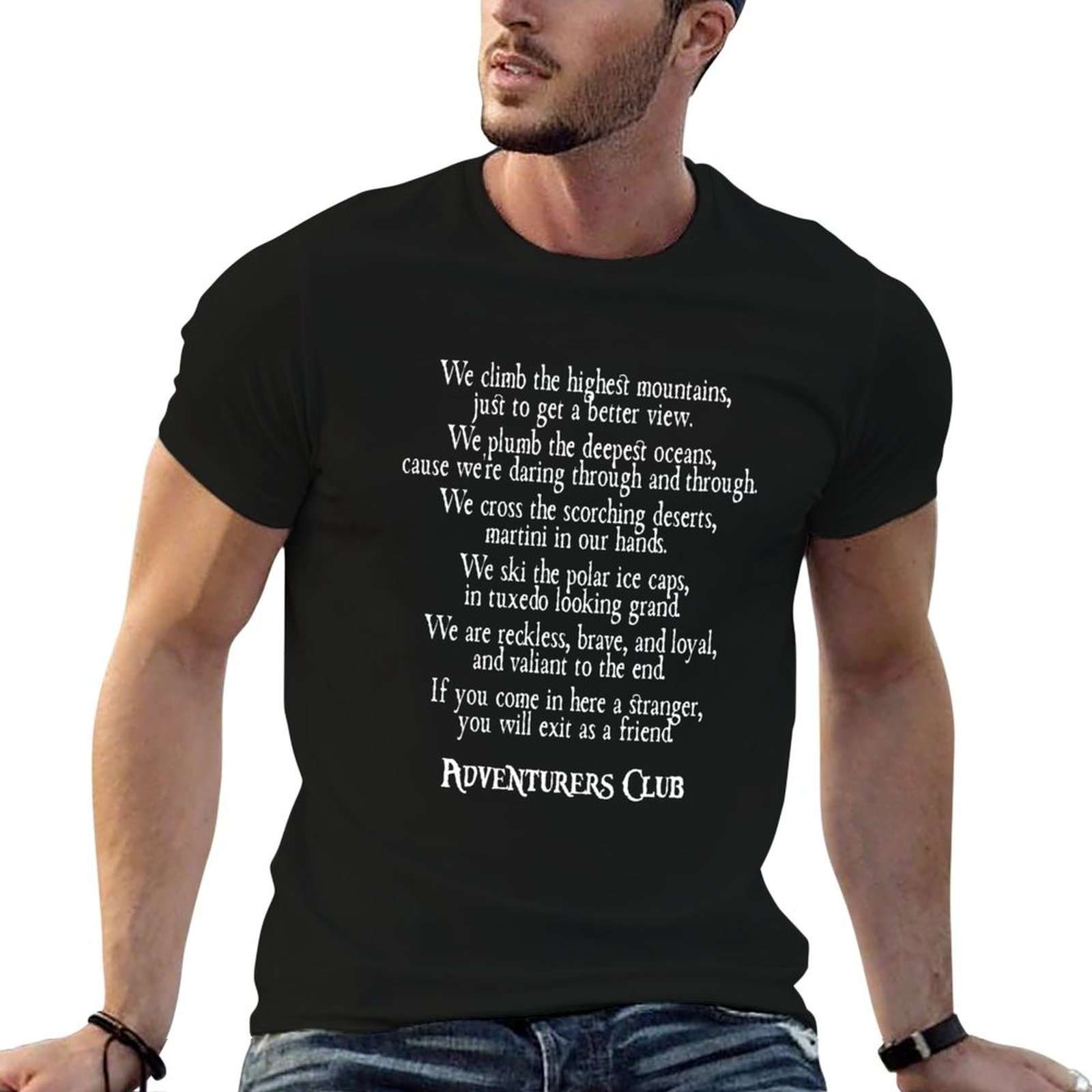 Outdoor Adventure Club - Adventurers Club T-Shirt Outdoor Sports Lightweight
