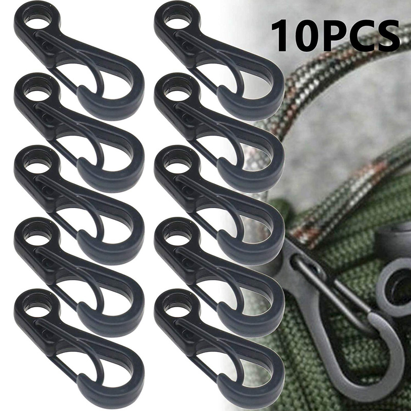 Outdoor Adventure Backpack - 10Pcs/lot Mini Carabiner Paracord Tactical Gear