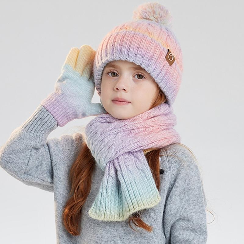Outdoor Adventure For Toddlers - 652F Toddler Hat Scarf Gloves Set