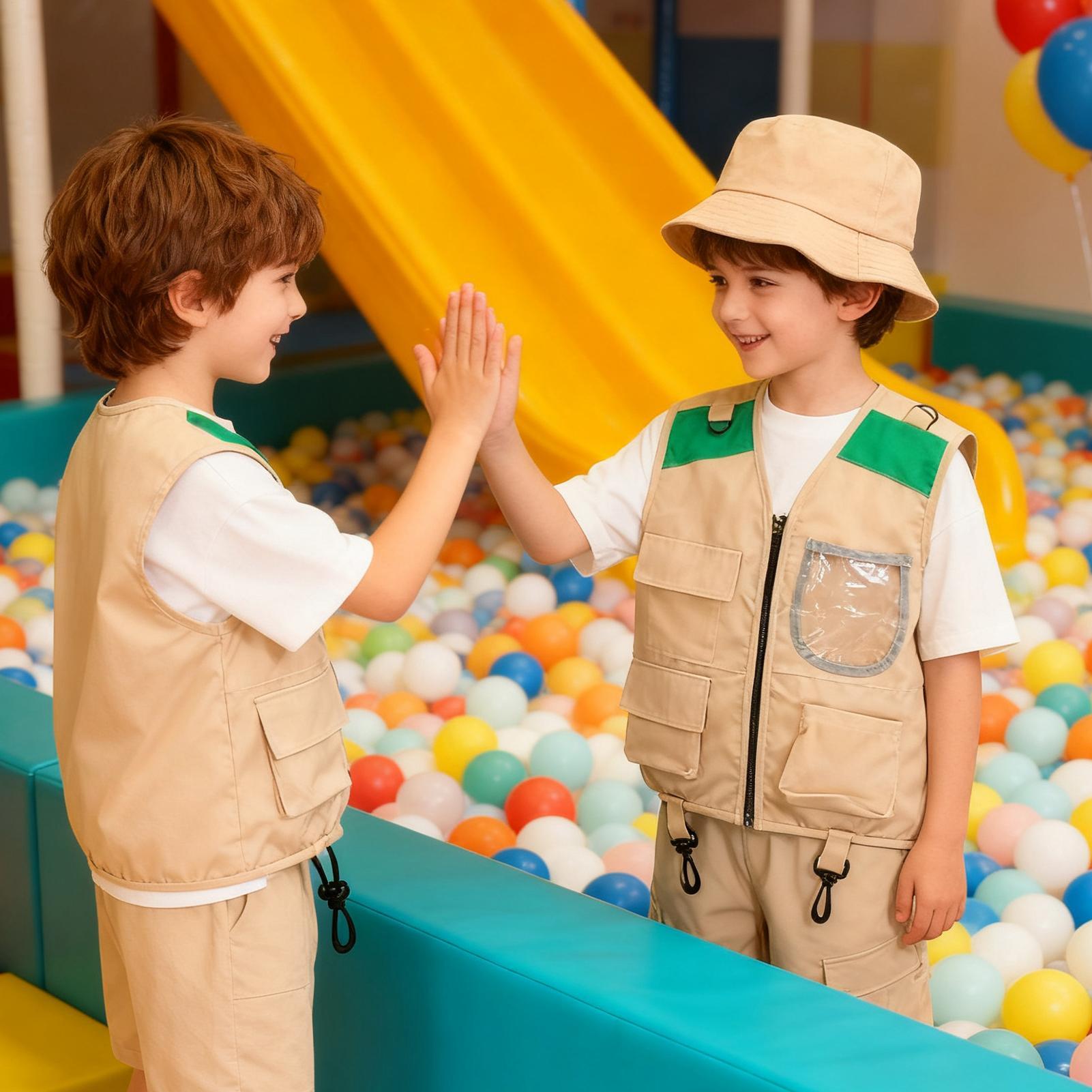 Outdoor Adventure Activities For Kids - Kids adventure vest And Hat Costume
