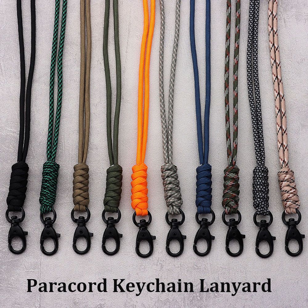 Outdoor Adventure Backpack - Paracord Keychain Lanyard Rotatable Buckle High