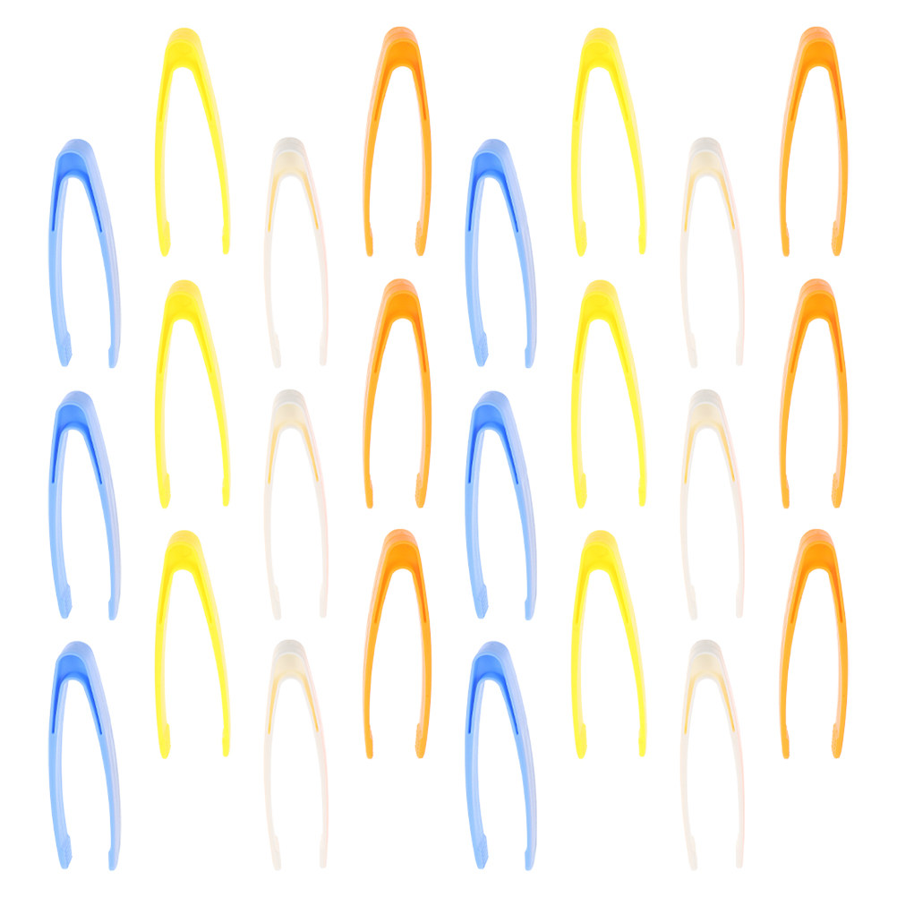 Outdoor Adventure For Toddlers - 24Pcs Flat Head Tweezers for Kids