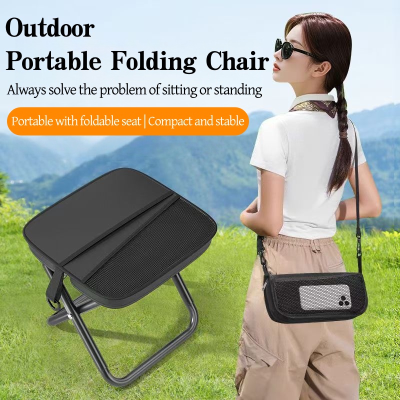 Outdoor Adventure Backpack - G8 Portable Foldable Backpack Stool Lightweight