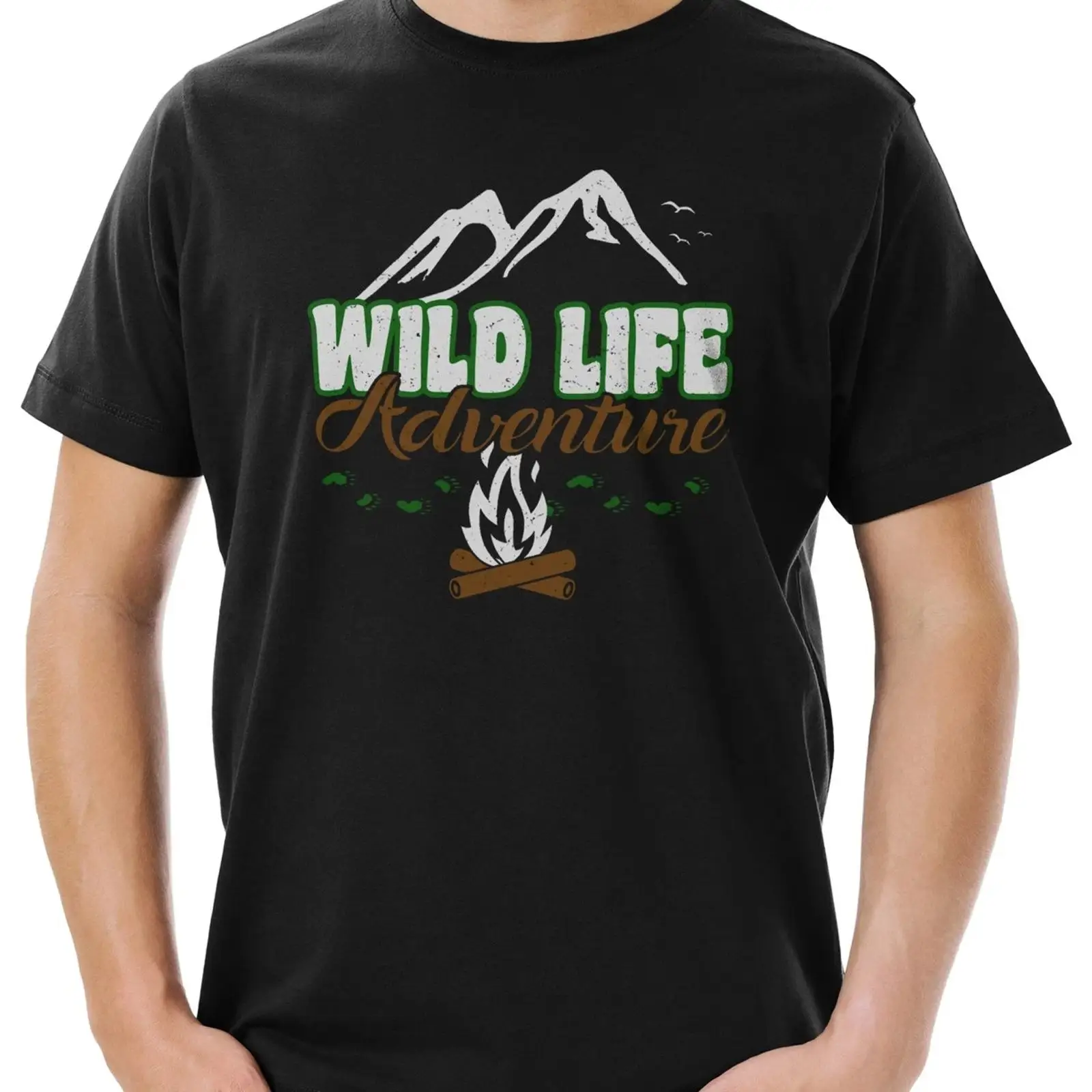 Outdoor Adventure Logo - Wild Life Adventure Logo Herren T