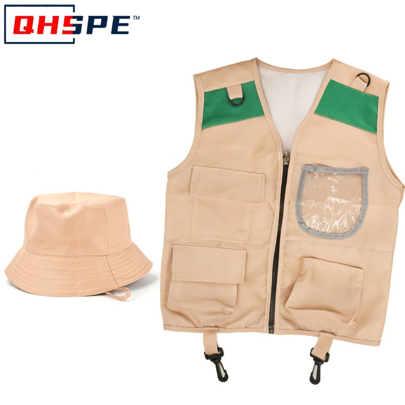 Outdoor Adventure Activities For Kids - Kids Explorer Vest and Hat Costume