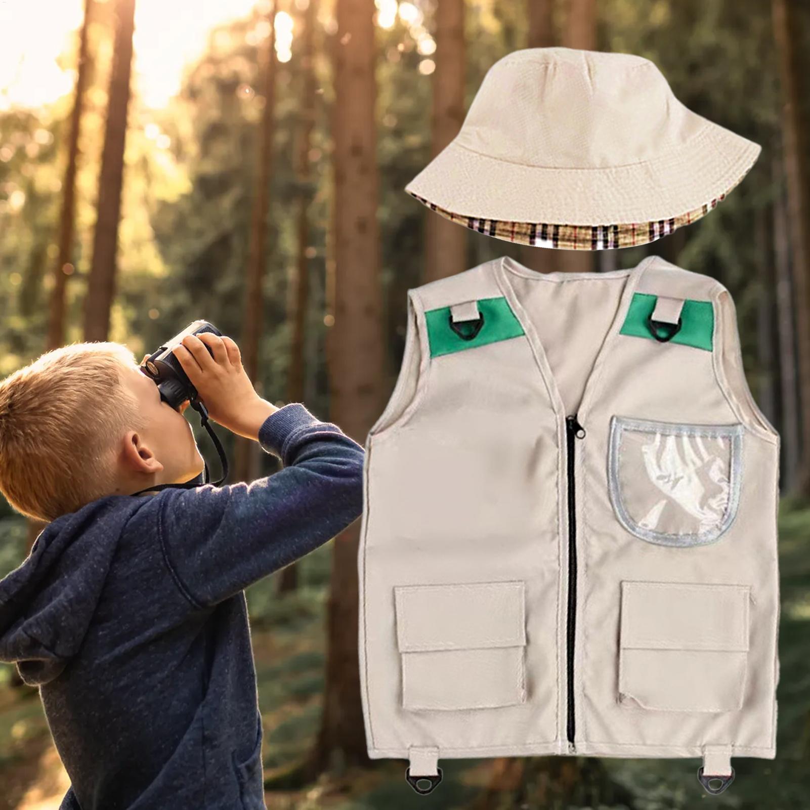 Kids Explorer Vest and Hat Cos - Outdoor Adventure Activities For Kids 评论和价格