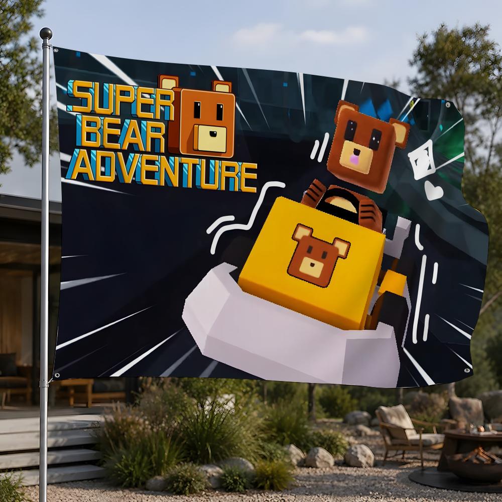 Game Super Bear Adventure Flag - Outdoor Adventure Club 评论和价格