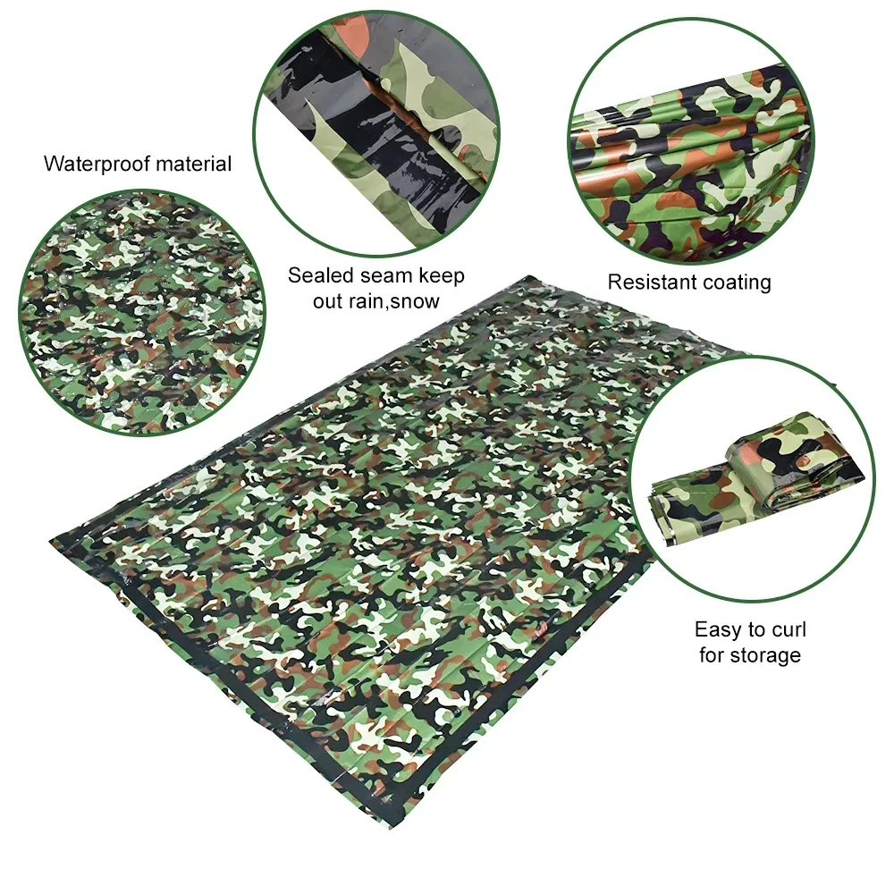 PE Emergency Sleeping Bag Camo - Outdoor Adventure Kit 评论和价格