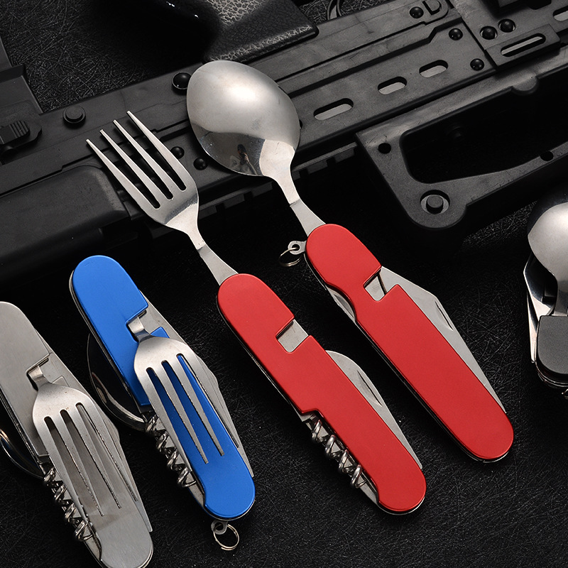 4-in-1 Portable Stainless Stee - Outdoor Adventure Kit 评论和价格