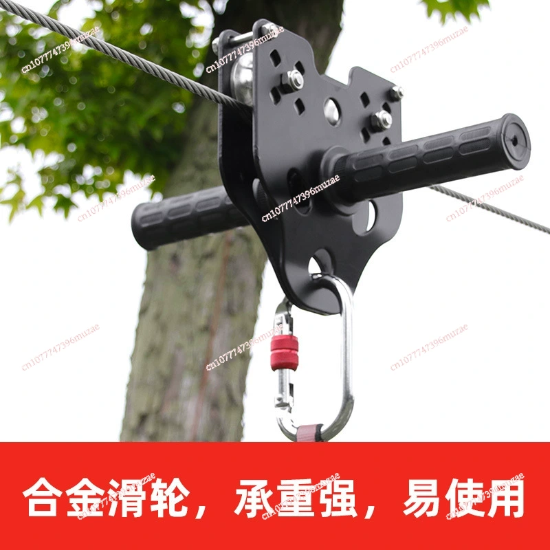 Kids Zipline Kit Steel Cable H - Outdoor Adventure Ziplines & Waterfall 评论和价格