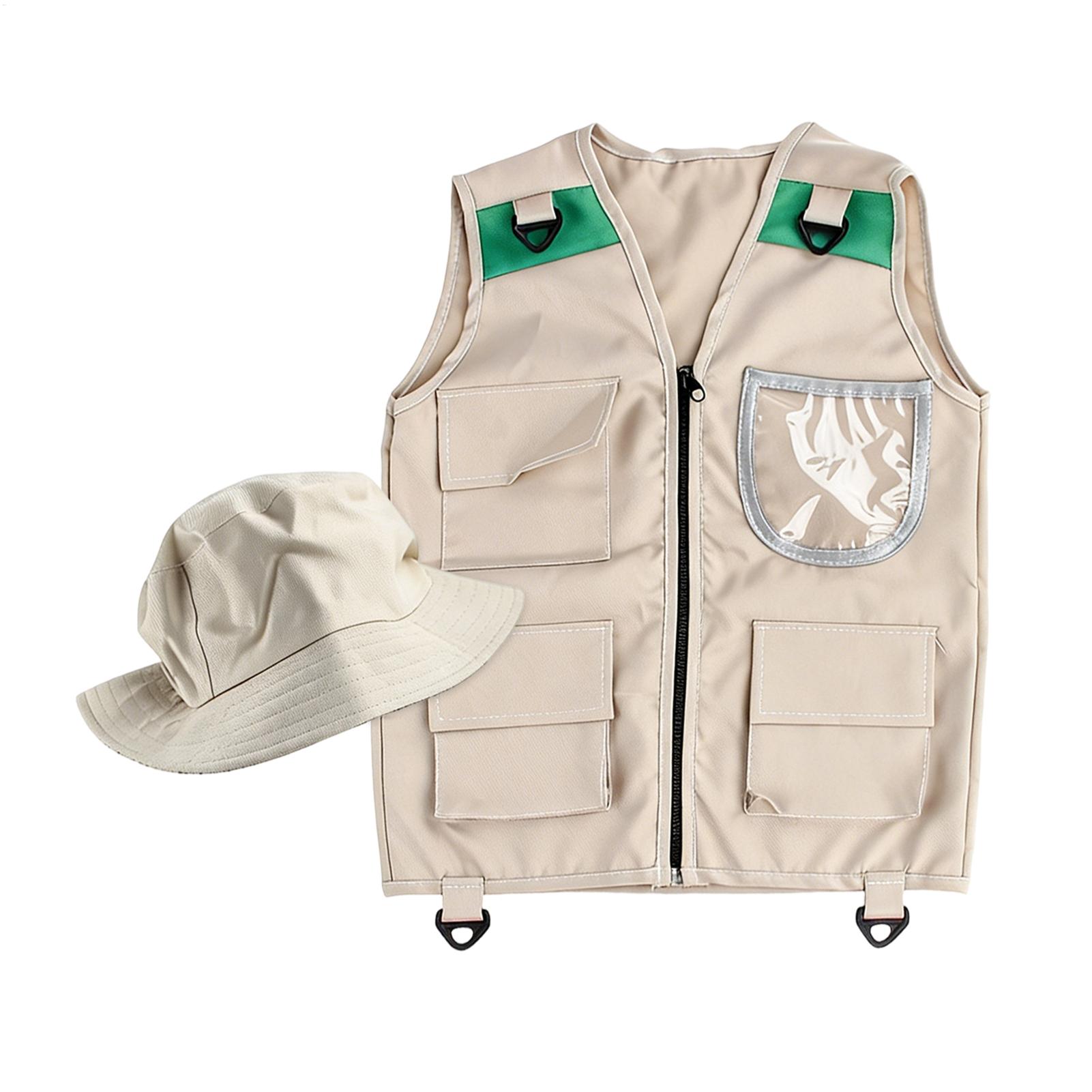 Kids Costume Vest Hat ,Nature  - Outdoor Adventure Activities For Kids 评论和价格