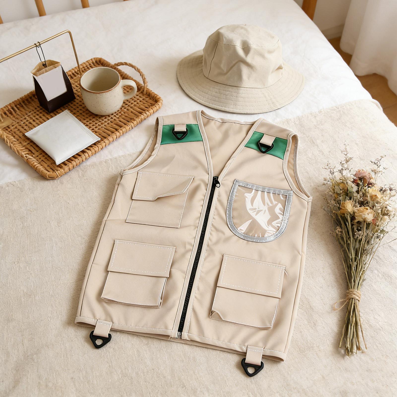 Kids Costume Vest Hat ,Nature  - Outdoor Adventure Activities For Kids 评论和价格