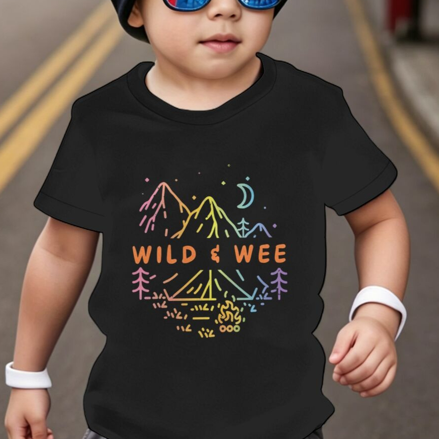 Outdoor Lover Gift Kids T-Shir - Outdoor Adventure For Toddlers 评论和价格
