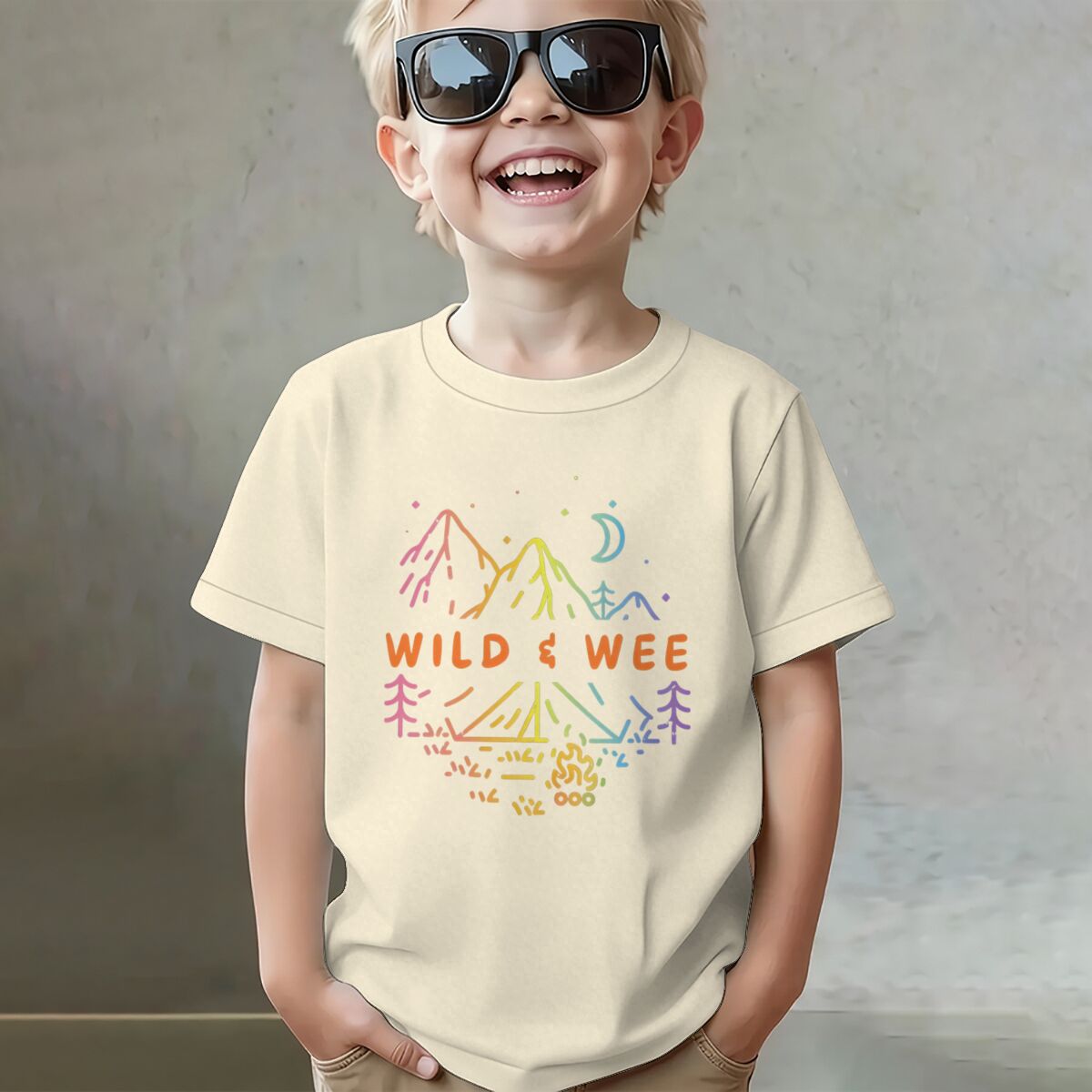 Outdoor Lover Gift Kids T-Shir - Outdoor Adventure For Toddlers 评论和价格