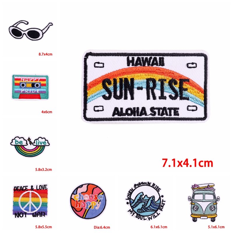 10PCS Iron On Patches Outdoor  - Outdoor Adventure Show 评论和价格