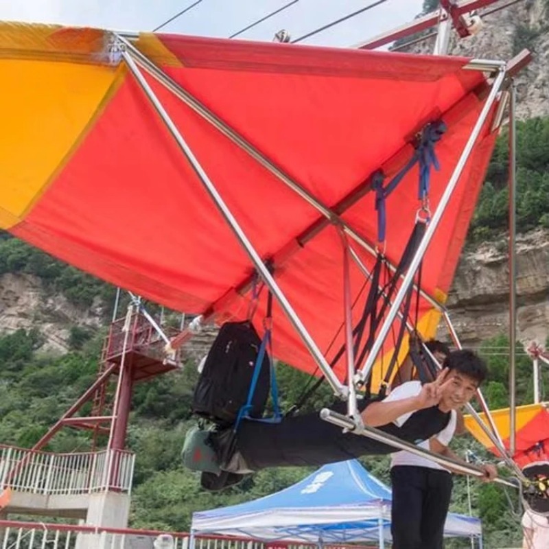 Outdoor Gliding Zipline Swingi - Outdoor Adventure Ziplines & Waterfall 评论和价格