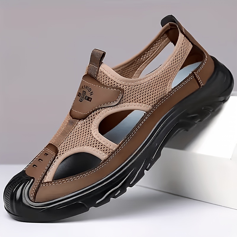 Men Closed Toe Hiking Sandals  - Outdoor Adventure Shoes 评论和价格