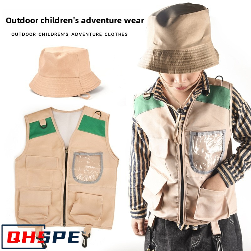 Kids Explorer Vest and Hat Cos - Outdoor Adventure Activities For Kids 评论和价格