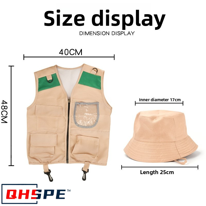 Kids Explorer Vest and Hat Cos - Outdoor Adventure Activities For Kids 评论和价格