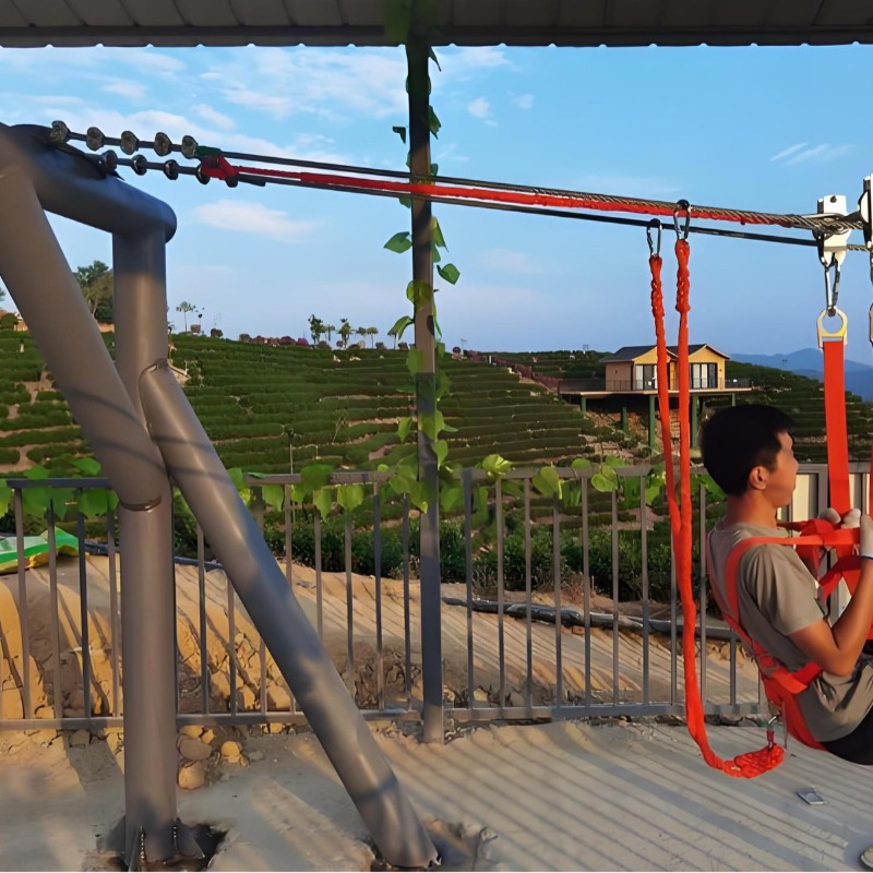 High-altitude zipline equipmen - Outdoor Adventure Ziplines & Waterfall 评论和价格