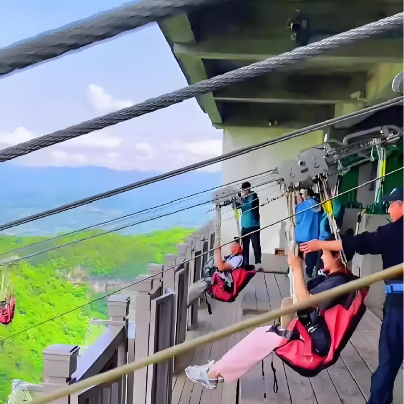 High-altitude zipline equipmen - Outdoor Adventure Ziplines & Waterfall 评论和价格